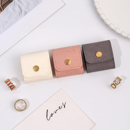 Compact Foldable Jewelry Storage Pouch Wallet (1 Pc)