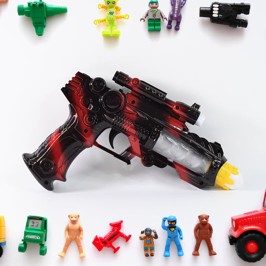 Ttg Led Flashing Sound Laser Toy Gun Battery Operated Space Gun With Lights Music