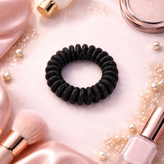 Soft Stretchable Telephone Wire Style Hair Bands Set (1 Pc)