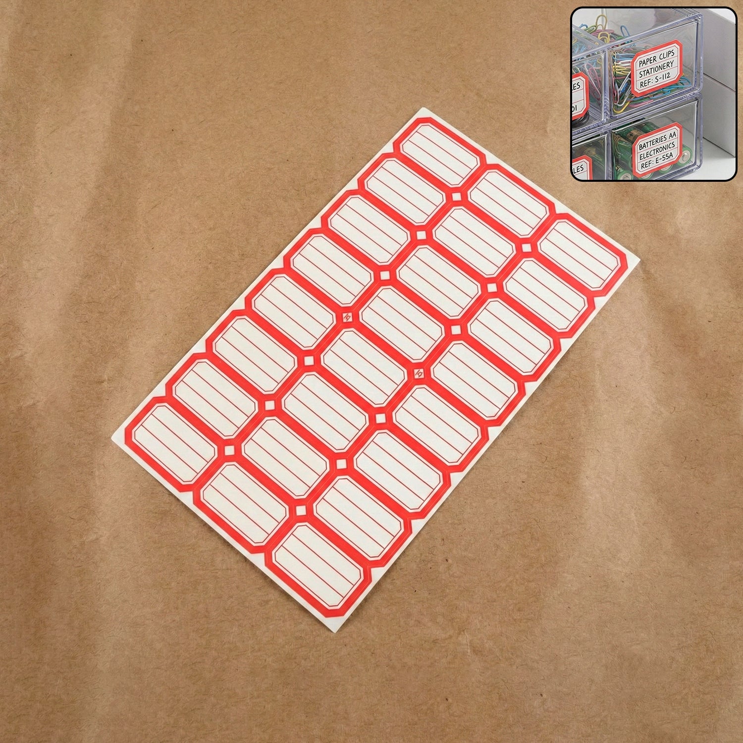 1 Sheets Self-adhesive Label Stickers