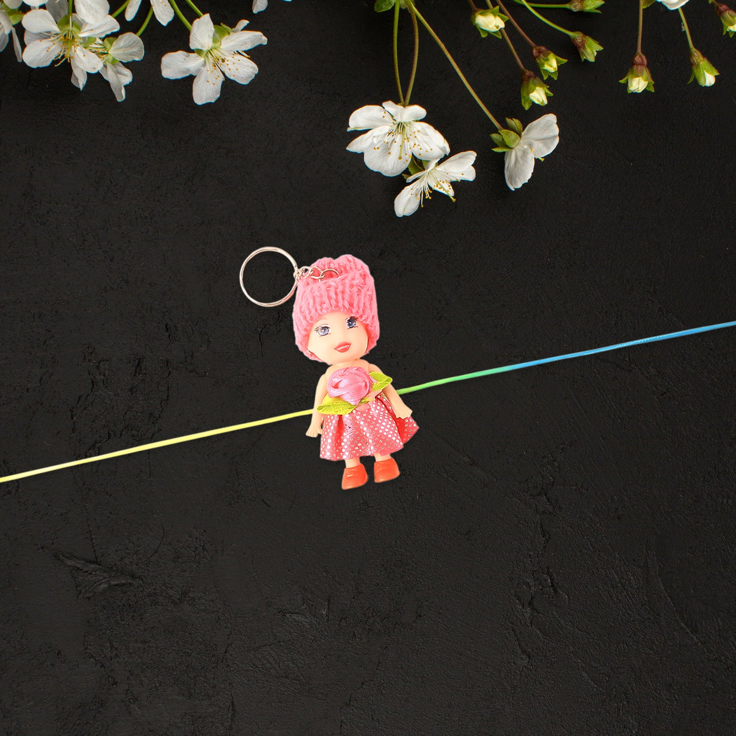 Multifunction Doll Rakhi For Kids  Cute Soft Toy Rakhi With Keychain Use  Decorative Fancy Rakhi Cum Keyring For Boys  Girls