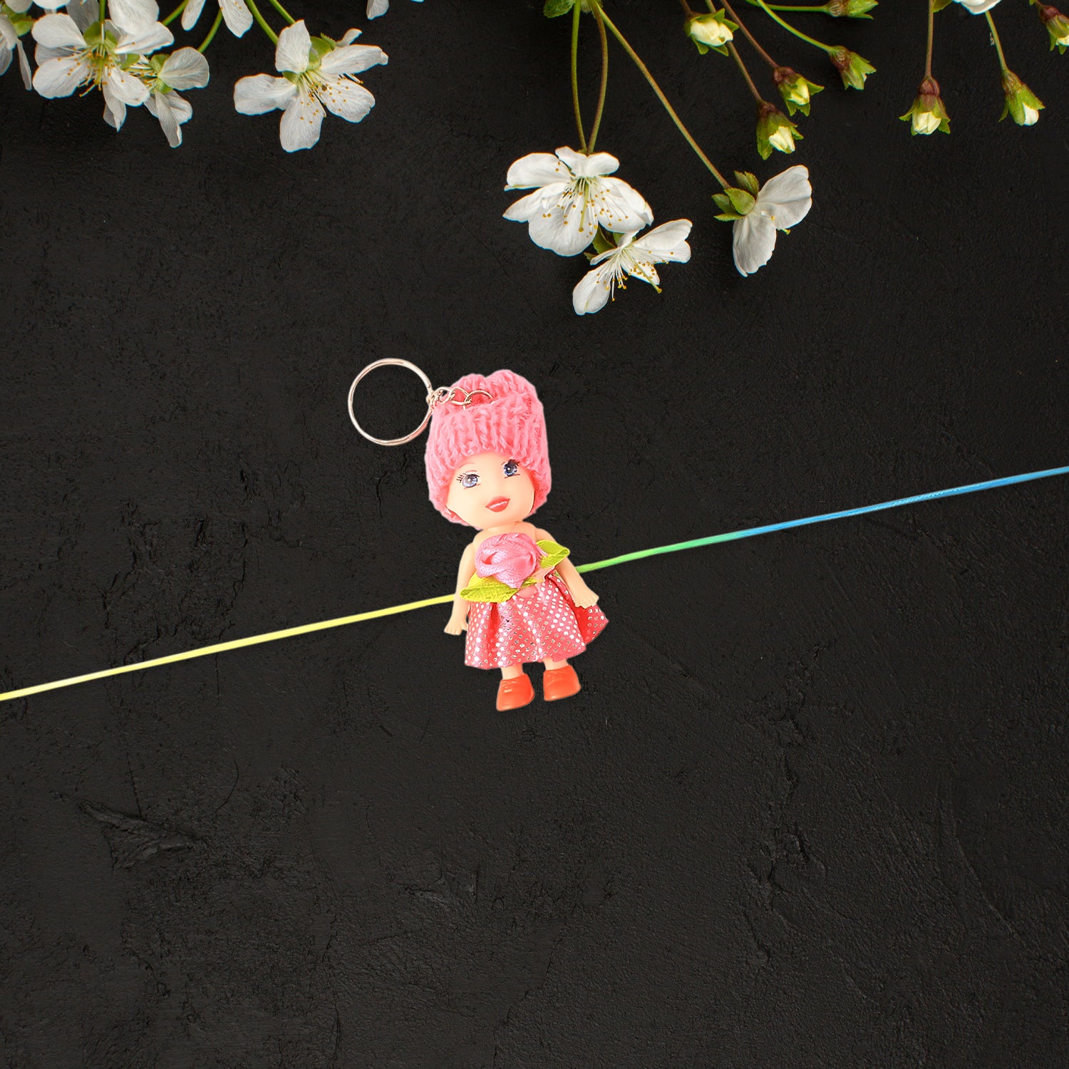 Multifunction Doll Rakhi For Kids  Cute Soft Toy Rakhi With Keychain Use  Decorative Fancy Rakhi Cum Keyring For Boys  Girls