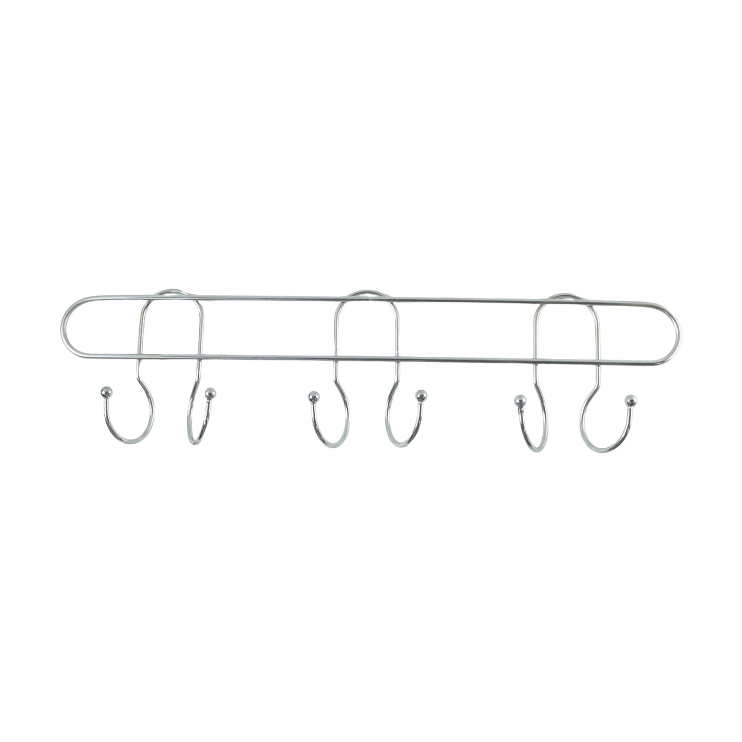 Premium Wall Mounted Metal Multi Hook Rack 1 Pc
