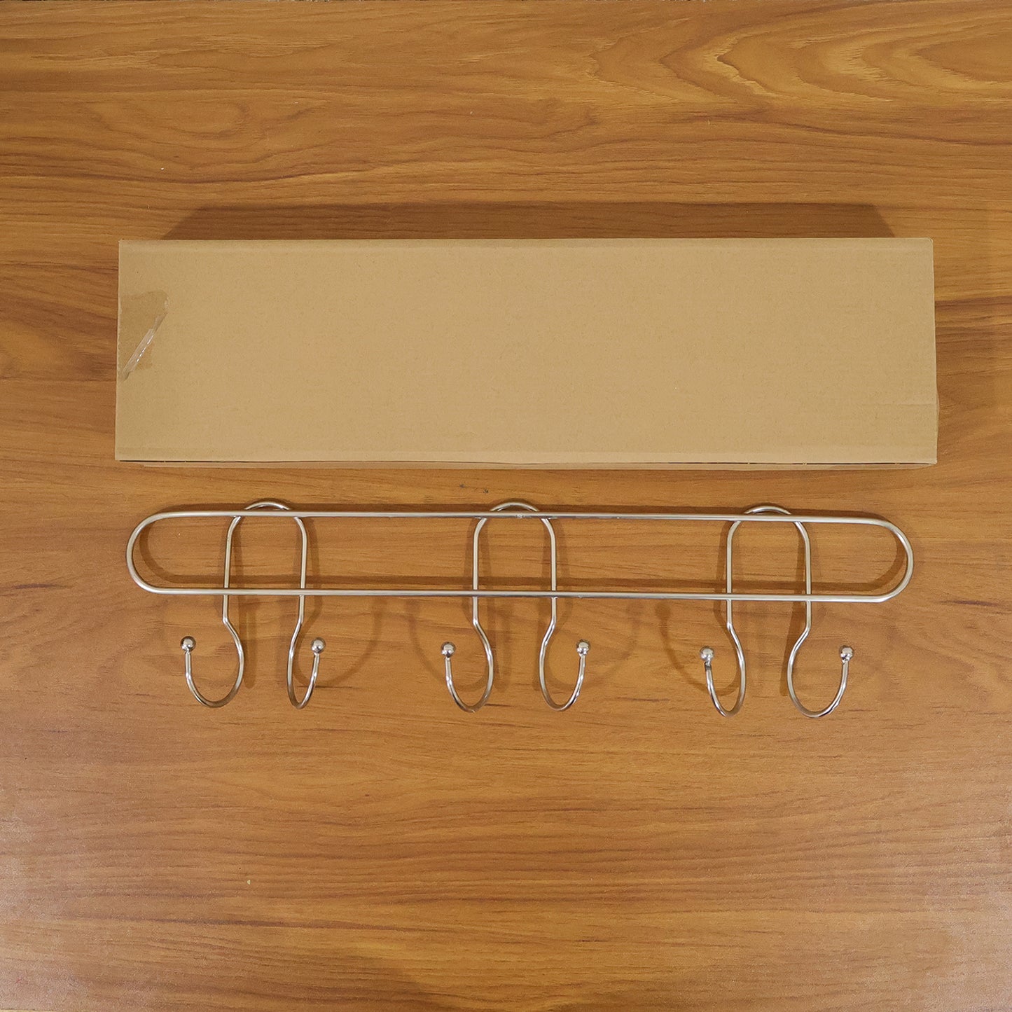 Premium Wall Mounted Metal Multi Hook Rack 1 Pc