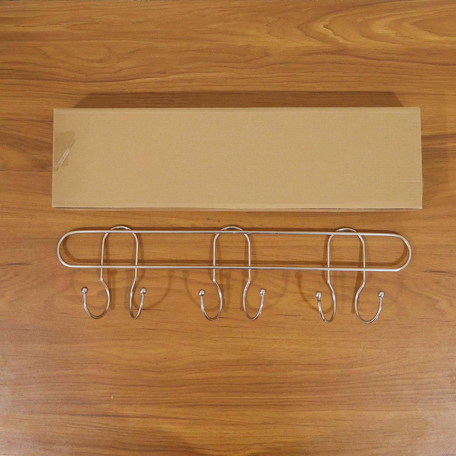 Premium Wall Mounted Metal Multi Hook Rack 1 Pc
