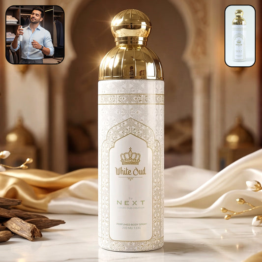 Next White Oud Premium Perfumed Body Spray 200 Ml