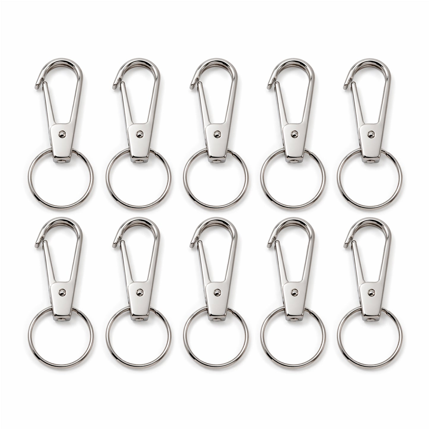 Heavy Duty Metal Keychain Clip With Key Ring Key Clasp (1 Pc)