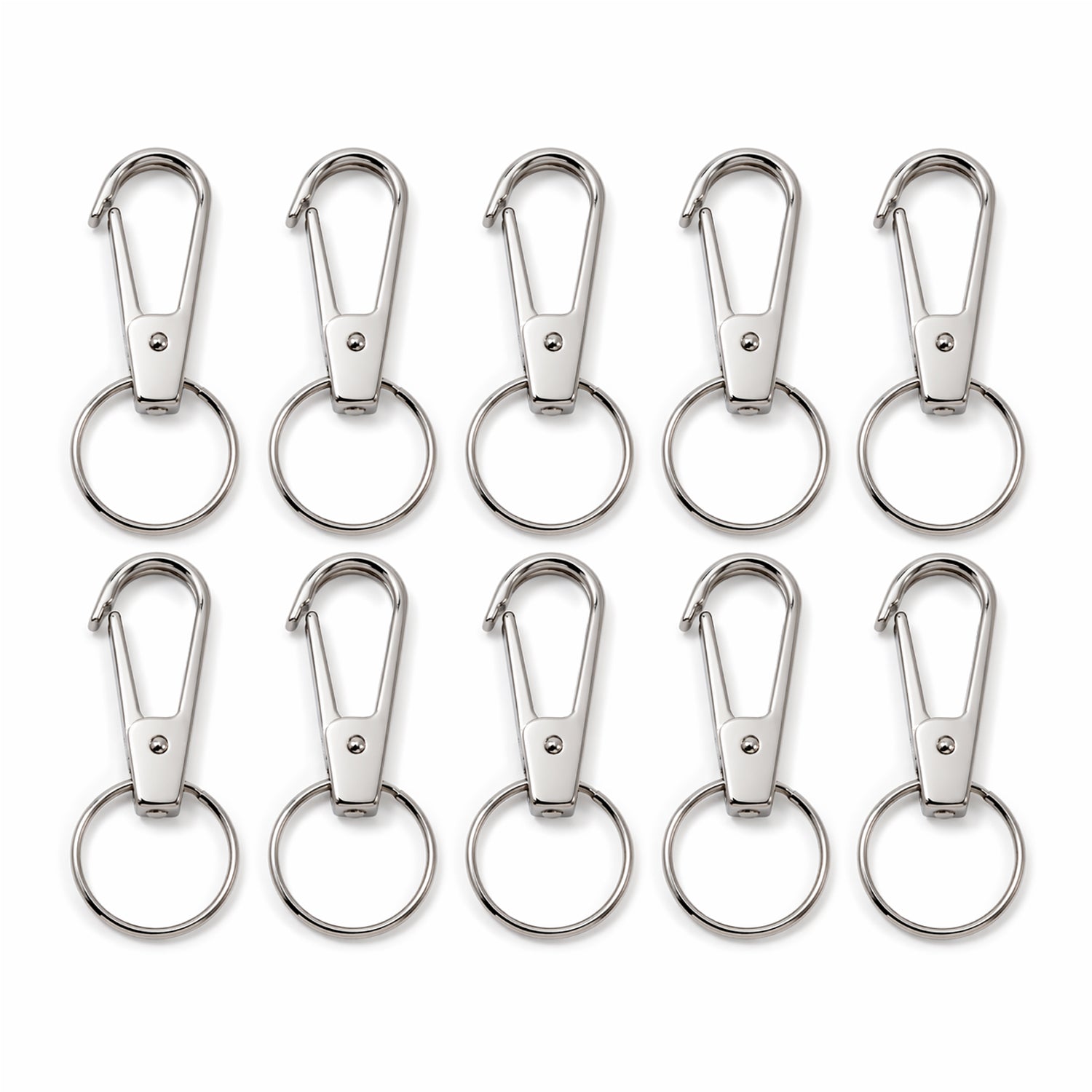Heavy Duty Metal Keychain Clip With Key Ring Key Clasp (1 Pc)