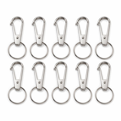 Heavy Duty Metal Keychain Clip With Key Ring Key Clasp (1 Pc)