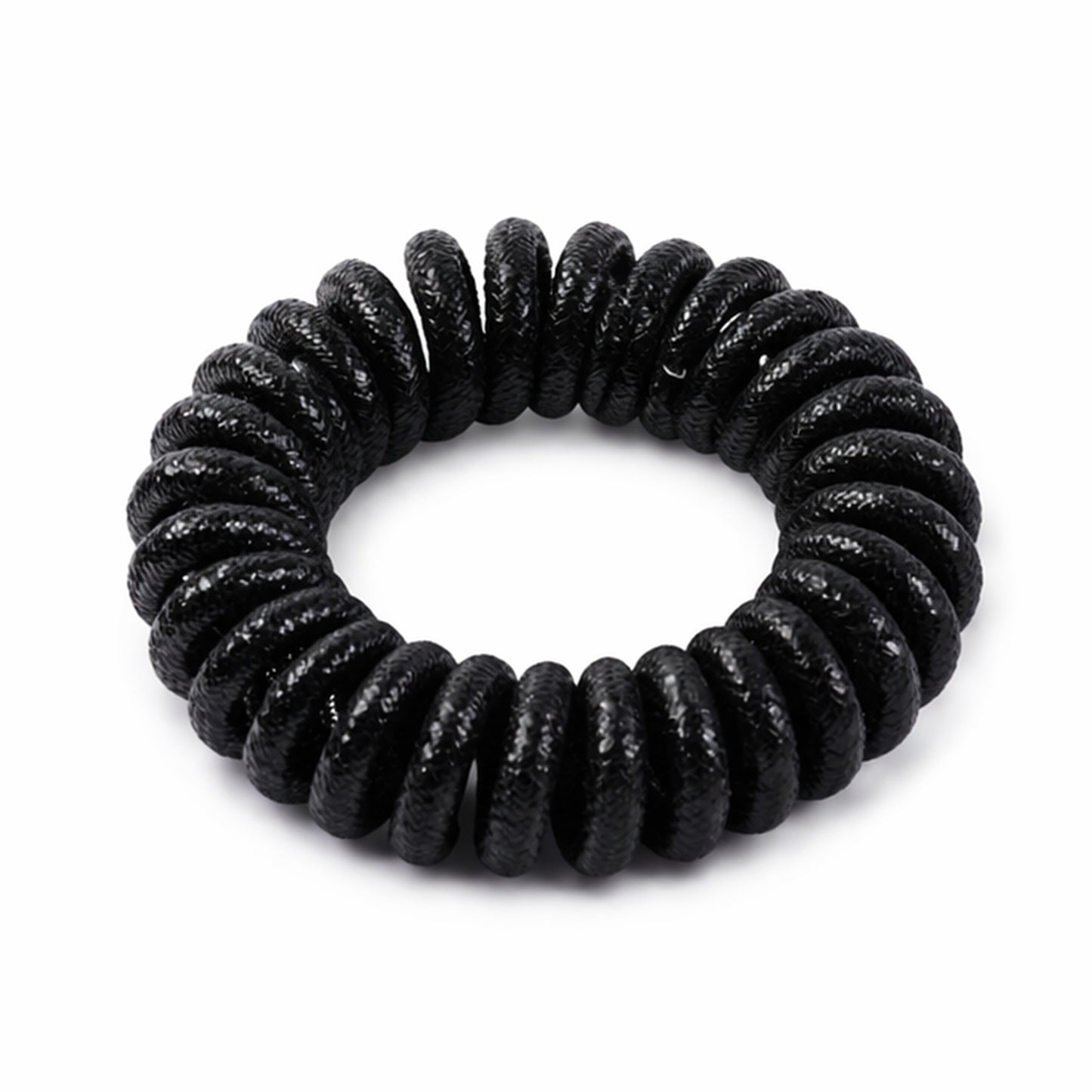 Soft Stretchable Telephone Wire Style Hair Bands Set (1 Pc)