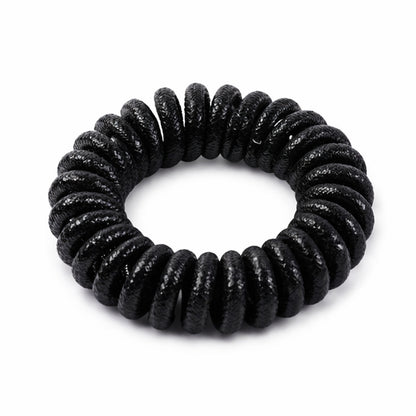 Soft Stretchable Telephone Wire Style Hair Bands Set (1 Pc)